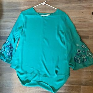 Turquoise tunic shirt